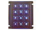 Bảng điều khiển bàn phím chống phá hoại công nghiệp Mount Numeric Backlight 12 Phím IP67 Chống nước